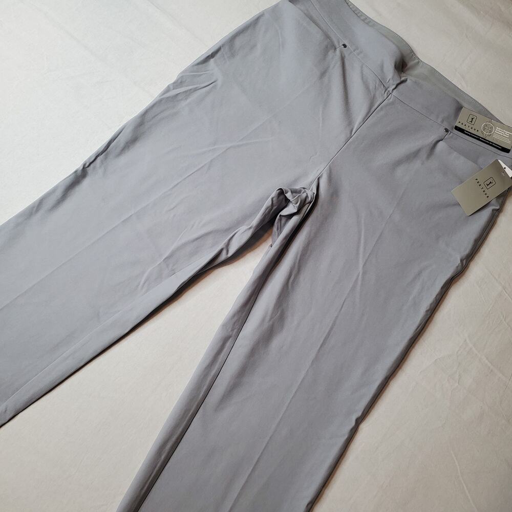 PGA Tour Women's Size 2X NWT Tummy Control Golf Pants Straight Leg Gray